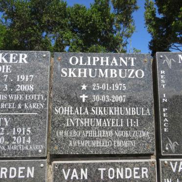 SKHUMBUZO Oliphant 1975-2007