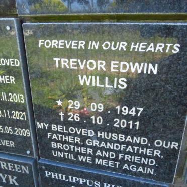 WILLIS Trevor Edwin 1947-2011
