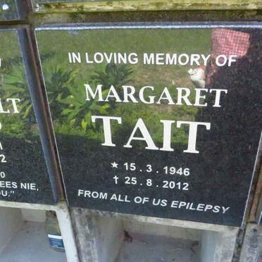TAIT Margaret 1946-2012