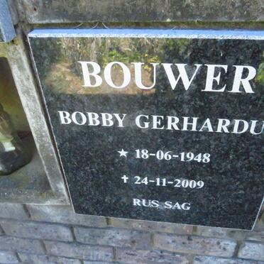 BOUWER Bobby Gerhardus 1948-2009
