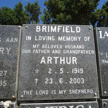 BRIMFIELD Arthur 1919-2003