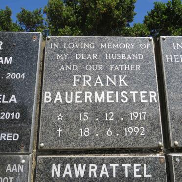 BAUERMEISTER Frank 1917-1992