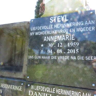 STEYL Annemarie 1959-2015