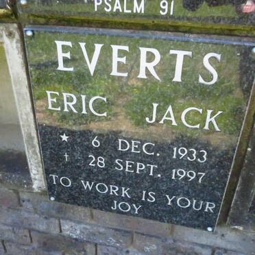 EVERTS Eric Jack 1933-1997