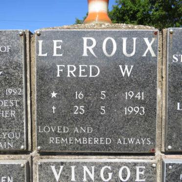 ROUX Fred W., le 1941-1993