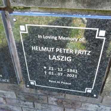 LASZIG Helmut Peter Fritz 1941-2021