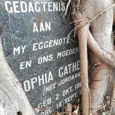 ? Sophia Catharina nee JORDAAN 1908-197?