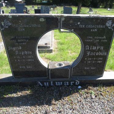 AYLWARD Alwyn Jacobus 1915-1989 &amp; Sigrid Daphne 1913-1984