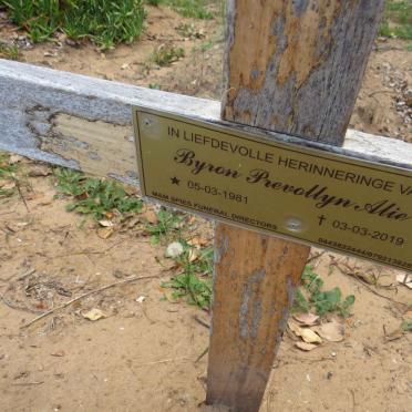 ALIE Byron Prevollyn 1981-2019