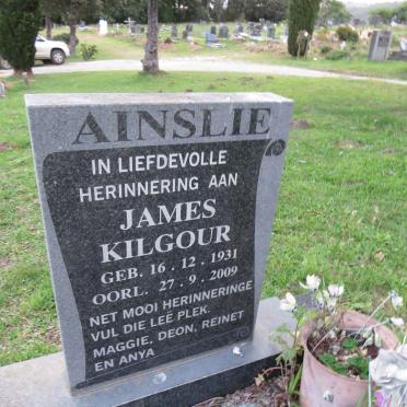 AINSLIE James Kilgour 1931-2009