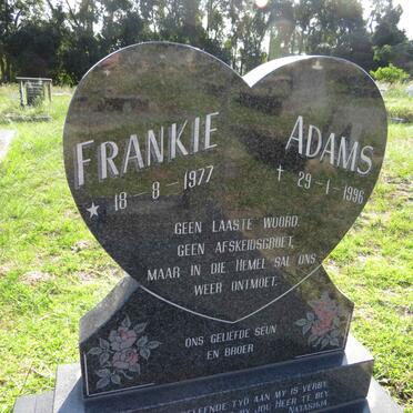 ADAMS Frankie 1977-1996