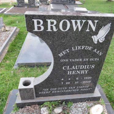 BROWN Claudius Henry 1930-2008