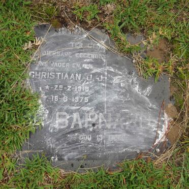 BARNARD Christiaan J.J. 1915-1975
