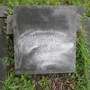 BARNARD Katrina Jacoba 1917-1969
