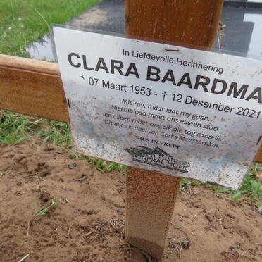 BAARDMAN Clara 1953-2021