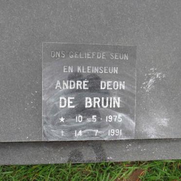 BRUIN Hendrik Jacobus, de 1907-1975 & Elsie Carolina 1911-1993 :: BRUIN Andre Deon, de 1975-1991 _2