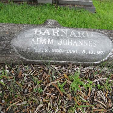 BARNARD Adam Johannes 1900-1971