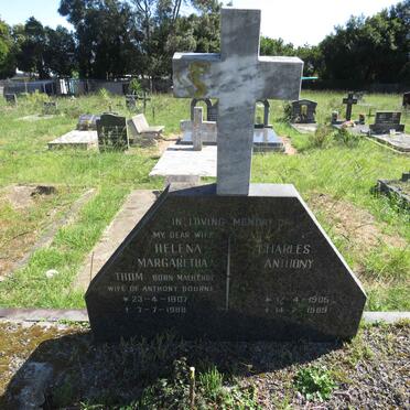 BOURNE Charles Anthony 1905-1989 &amp; Helena Margaretha Thom MALHERBE 1907-1988