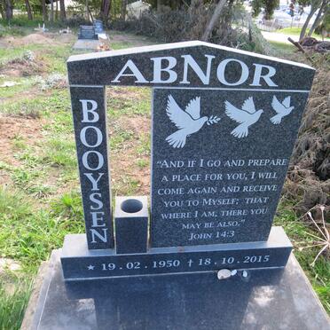 BOOYSEN Abnor 1950-2015