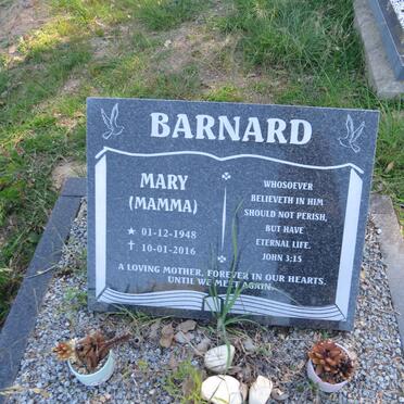 BARNARD Mary 1948-2016