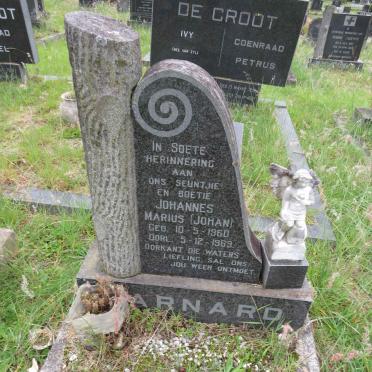 BARNARD Johannes Marius 1960-1969
