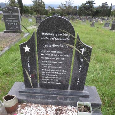 BORCHARDS Lydia 19??-1990