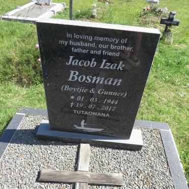 BOSMAN Jacob Izak 1944-2017