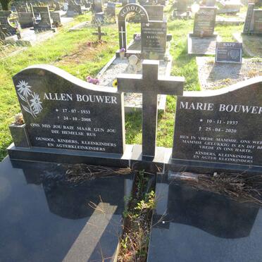BOUWER Allen 1933-2008 & Marie 1937-2020