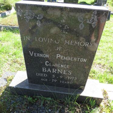 BARNES Vernon Pemberton Clarence -1973