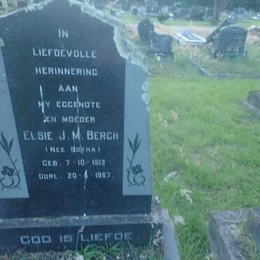 BERGH Elsie J.M. nee BOTHA 1913-1967