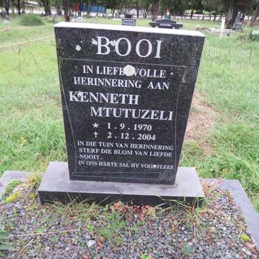 BOOI Kenneth Mtutuzeli 1970-2004