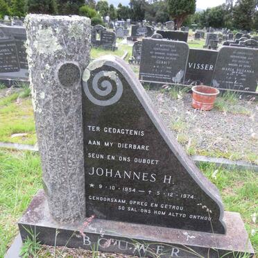BOUWER Johannes H. 1954-1974