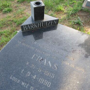 BARKHUIZEN Frans 1915-1990