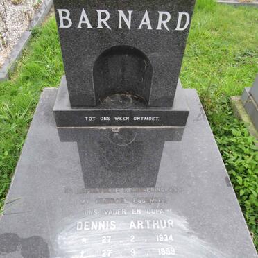 BARNARD Dennis Arthur 1934-1999