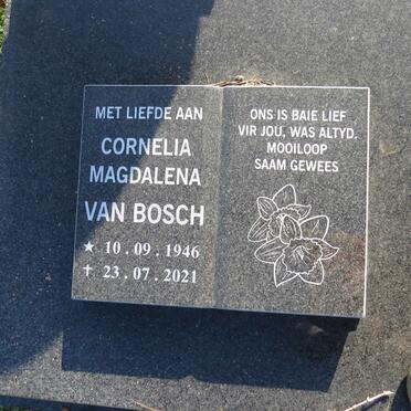BOSCH Cornelia Magdalena, van 1946-2021