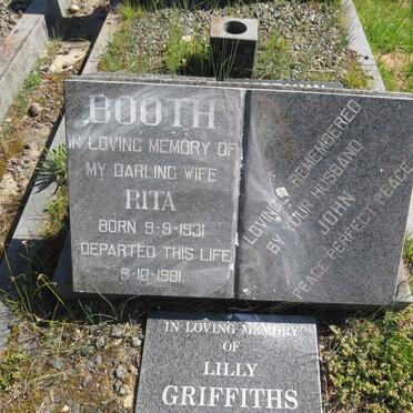 BOOTH Rita 1931-1981