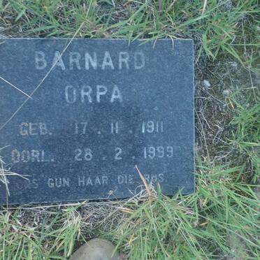 BARNARD Orpa 1911-1999