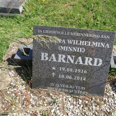 BARNARD ?na Wilhelmina 1916-2014