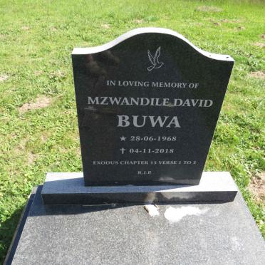 BUWA Mzwandile David 1968-2018