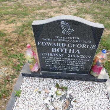 BOTHA Edward George 1965-2019