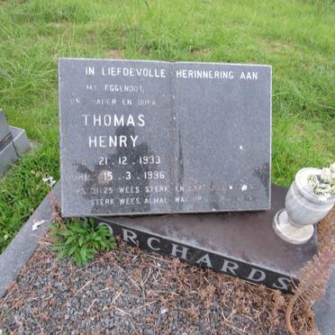 BORCHARDS Thomas Henry 1933-1996