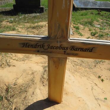BARNARD Hendrik Jacobus 1952-2023
