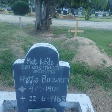 BOUWER Aletta 1901-1963