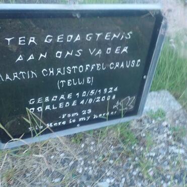 CRAUSE Martin Christoffel 1924-2008