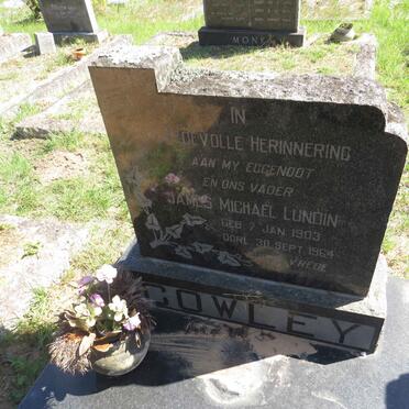 COWLEY James Michael Lundin 1903-1964