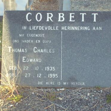 CORBETT Thomas Charles Edward 1935-1995