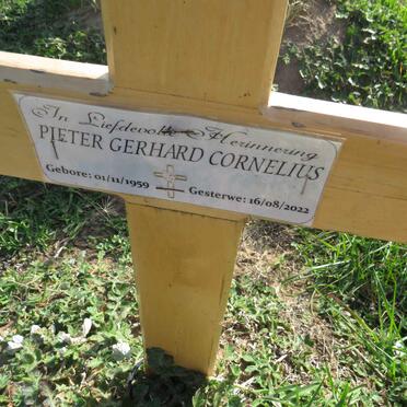 CORNELIUS Pieter Gerhard 1959-2022