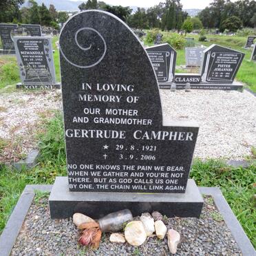 CAMPHER Gertrude 1921-2006