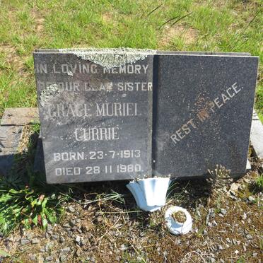 CURRIE Grace Muriel 1913-1980