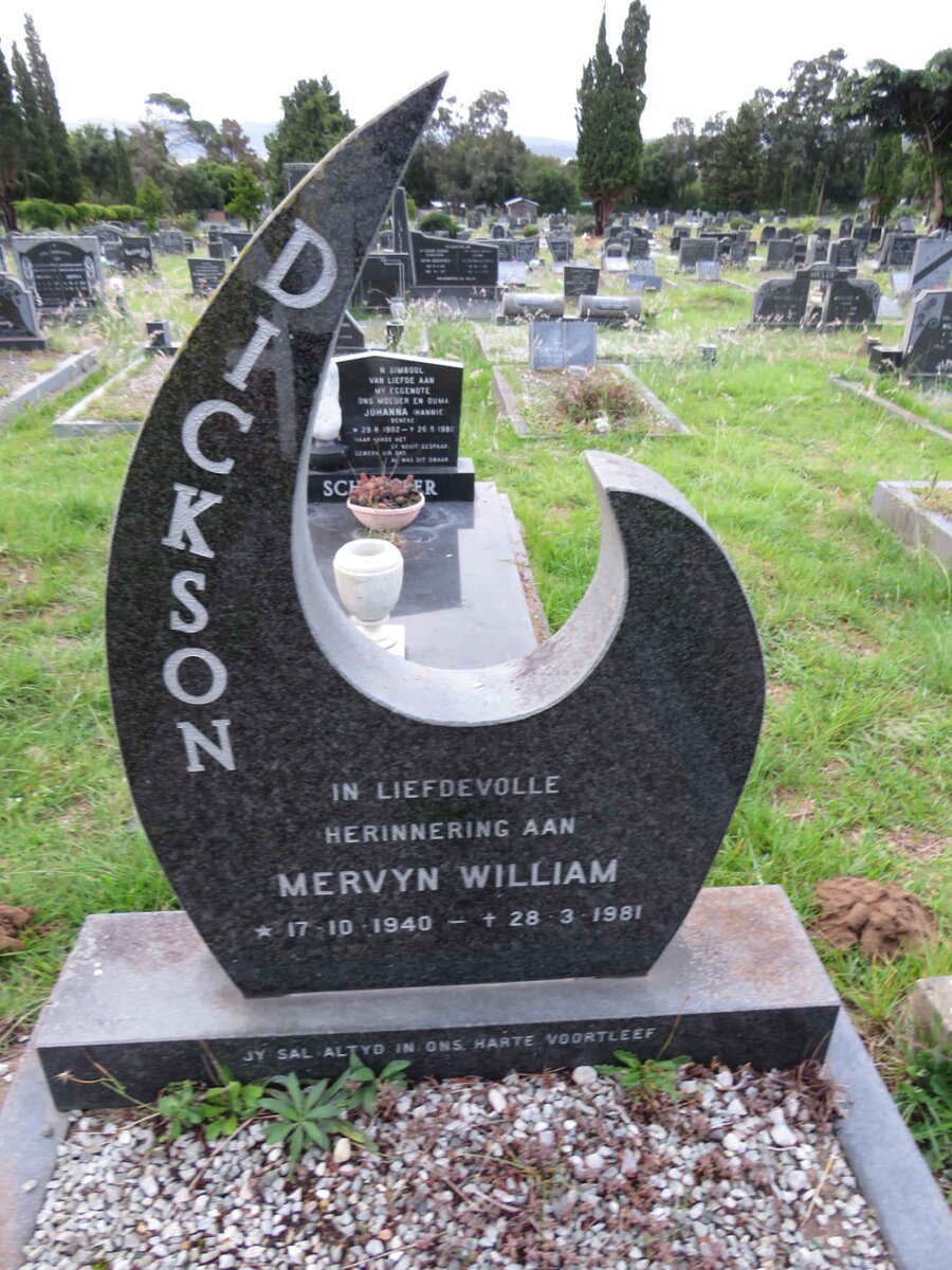 DICKSON Mervyn William 1940-1981